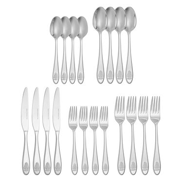 Christmas Tree 20 Piece Flatware Set